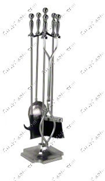Fireset 5 Pieces - Pewter