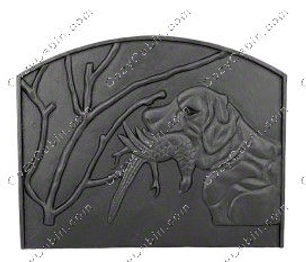Fireback Hunting Dog - Black Cast Iron
