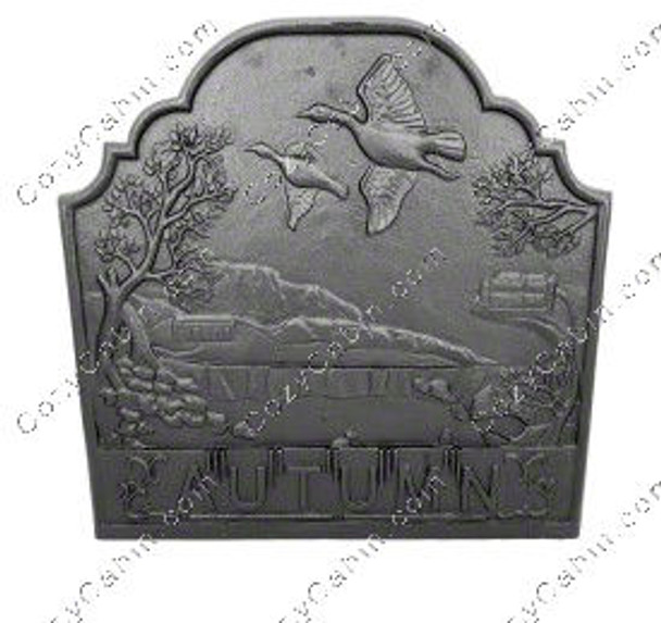 Fireback Autumn - Black Cast Iron
