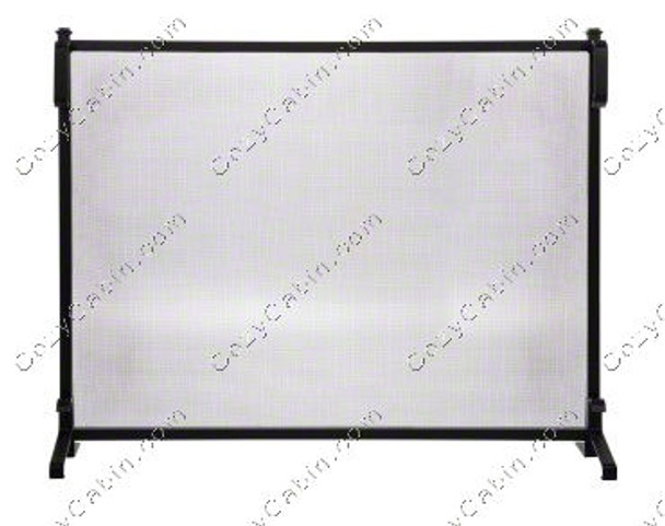 Panel Screen - Black Wrought Iron
