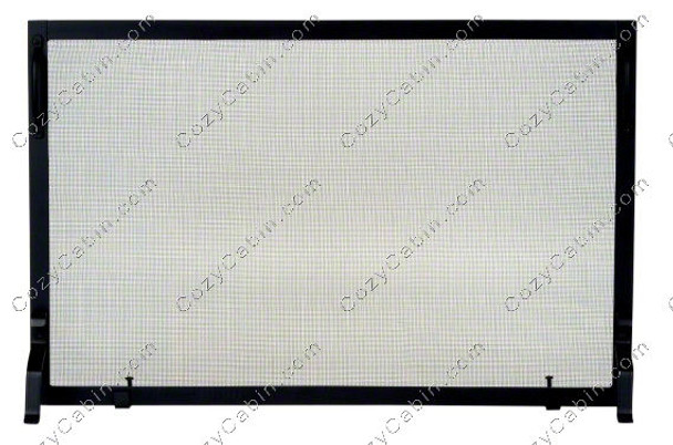 Panel Screen - Black Wrought Iron Panel Screen - Black Wrought Iron