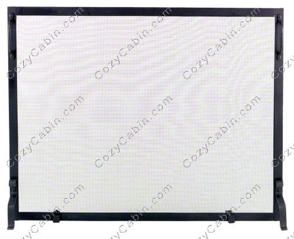 Panel Screen - Black Wrought Iron