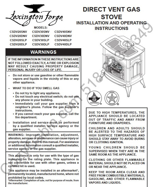 Owner's Manual coversheet