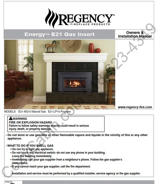 Owner's manual coversheet