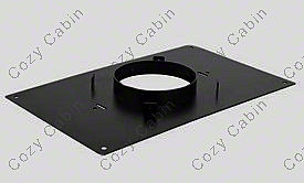 Transition Anchor Plate 17" x 21", 6" Diameter, DuraPlus [Triple-Wall] - 6DP-AP17X21