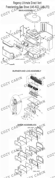 Ultimate Gas Stove U29-1, U45-2 Installation and Operation Manual