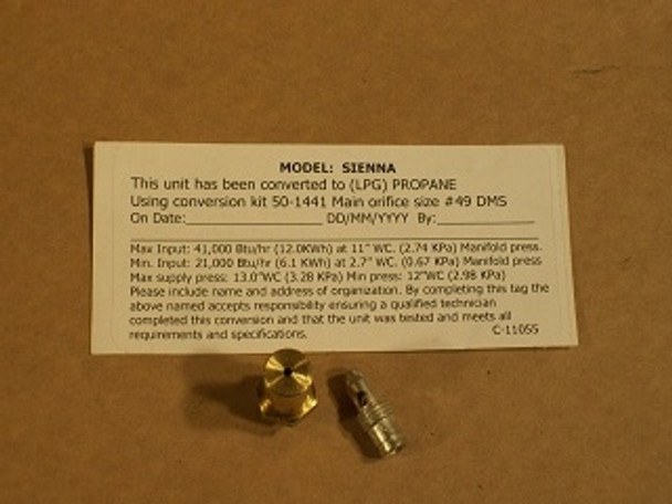 Sienna Conversion Kit - LP (50-1119) Image 0