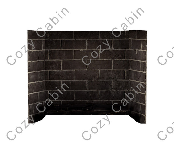 36 Inch Decorative Westminster Grey Standard Brick Panels