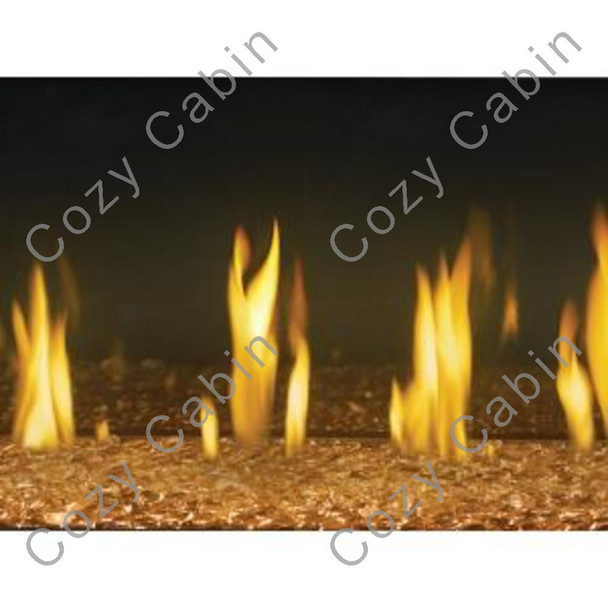 topaz beads in fire
