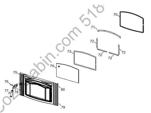Door assembly schematic
