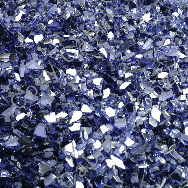 blue glass embers