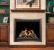 Bayport 41 with traditional log set, rectangular antique copper screen front
