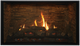 fireplace with Ledgestone Panel & Traditional Logs