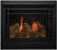 fireplace with prairie overlay