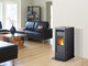 GF40 pellet stove in living room