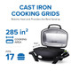 grill cooking size