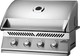 built-in grill angled