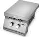 burner angled with metal cover