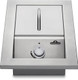burner with cover down