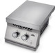 angled burner with stainless steel lid