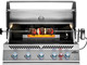 inside of built-in grill