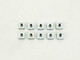 IHP #8-32tpi Square Nuts - 10 Pack (H2357) Image 0