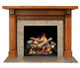 Venetian granite with Battlefield mantel