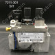 side of gas valve with label