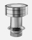 4 Inches x 6-5/8 Inches Inner Diameter Galvanized Extended Vertical Termination Cap