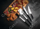 toolset with a cutting board of food
