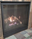 left view of the H35 gas fireplace