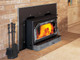 C210 wood fireplace with a toolset