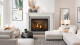 Meridian gas fireplace in living room