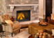 High Country 5000 wood burning fireplace in living room