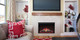 Cineview electric fireplace in living room