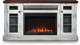 Charlotte electric fireplace media console