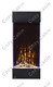 Allure Vertical electric fireplace