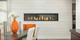 Luxuria gas fireplace in kitchen