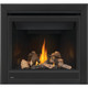 Ascent gas fireplace