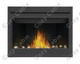 Ascent gas fireplace
