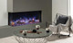 electric fireplace in living room