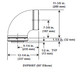 elbow dimensions