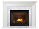 Walker mantel around fireplace