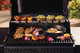 grill full of food