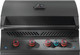 built-in grill (on with red knobs)