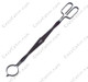 Scissor Tong - Black Steel