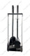 Fireset 5 Pieces - Black and Stainless Steel