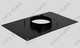 Transition Anchor Plate 17" x 21", 6" Diameter, DuraPlus [Triple-Wall]