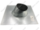 5" Diameter, Adjustable Roof Flashing - side view