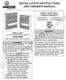 Owner's manual coversheet